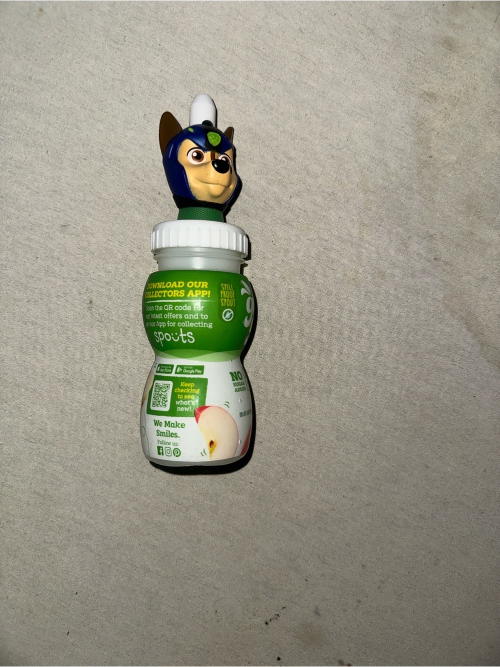 Paw Patrol Chase Bottle Top in Blue and Green